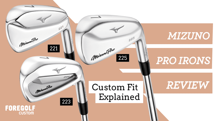 Mizuno Pro Series Irons Full Review of 221 223 and 225 Pro Irons YouTube ForeGolf